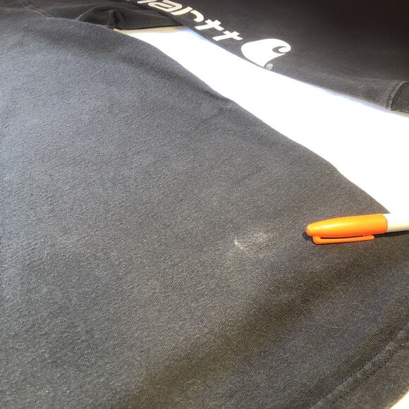 Carhartt Loose Fit Long Sleeve Black T-shirt Mens Size XL - Picture 8 of 8